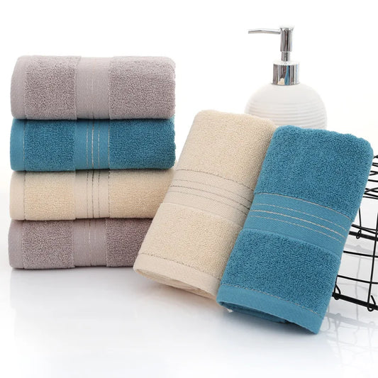 Toalla de baño de algodón grueso aumenta la absorción de agua para adultos Toalla de baño de color sólido de seda dorada Toalla de cara de afinidad suave