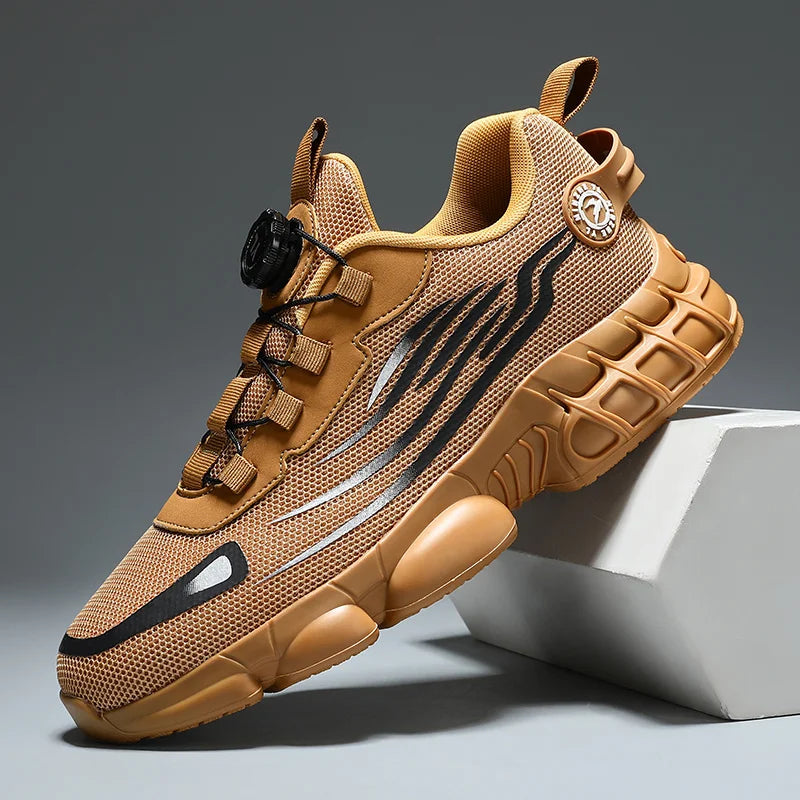 (Sin punta de acero) Zapatos casuales para hombre, zapatillas deportivas para senderismo, caminar, zapatillas casuales para regalo