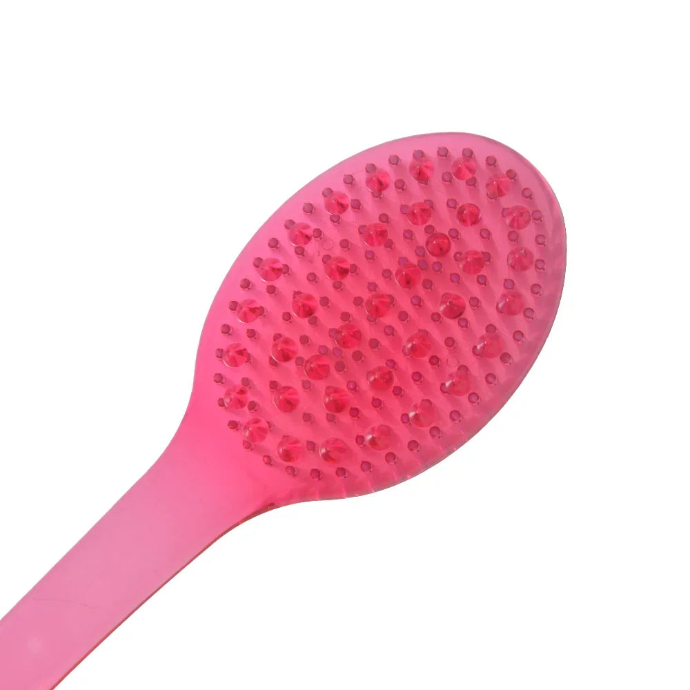 Cepillo de baño de mango largo y suave para la espalda, cepillos de ducha con mango, masajeador exfoliante para la piel, cepillo de baño para exfoliación