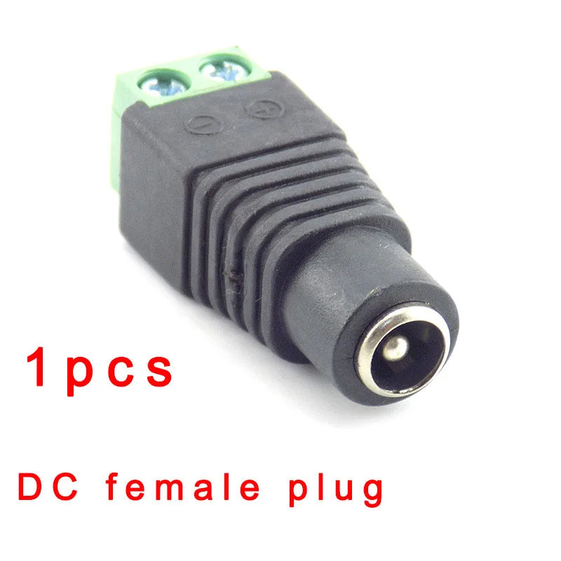 Adaptador de fuente de alimentación de 12V, 1A, 2A, 0.5A, CA, CC, enchufe de EE. UU. Y UE, CC, macho, hembra, 5,5x2,1mm, para tira de luces LED