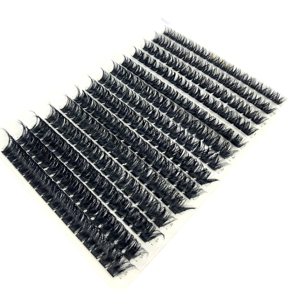 AMSDCN 100/280 grupos 30D 40D 60D 80D pestañas rizadas naturalmente suaves maquillaje DIY pestañas postizas