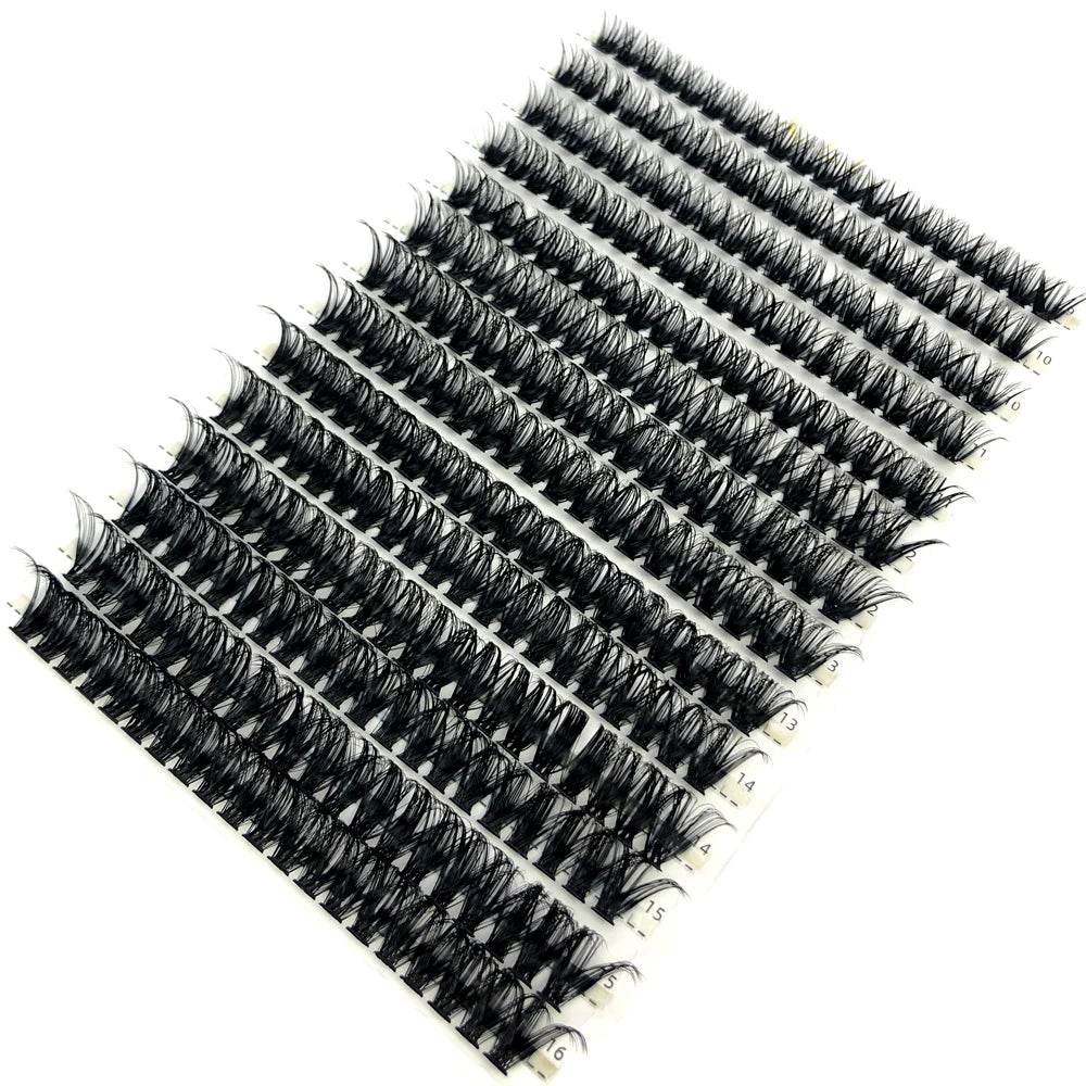 AMSDCN 100/280 grupos 30D 40D 60D 80D pestañas rizadas naturalmente suaves maquillaje DIY pestañas postizas