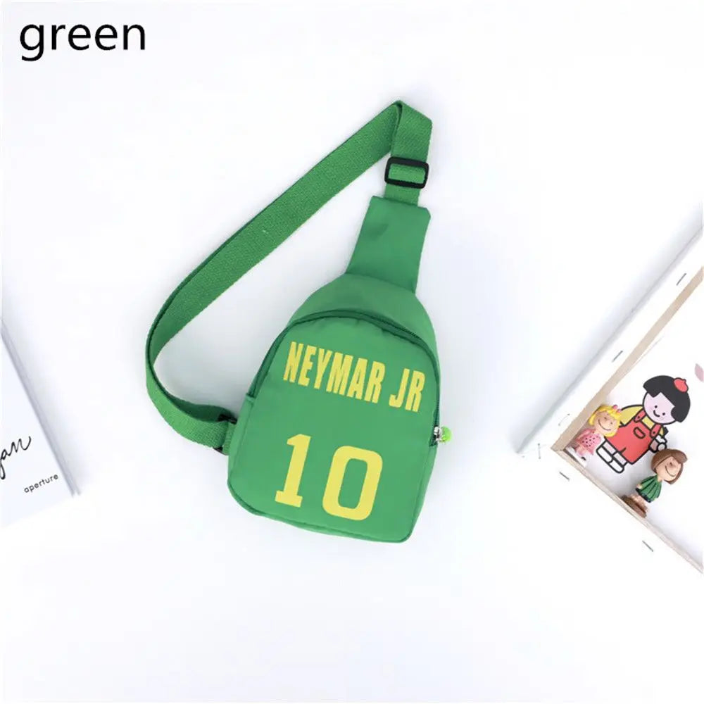 Bolso de hombro de moda para niños y niñas, bolso de pecho, bolso de mensajero, bolso de ocio deportivo, estampado de número de moda