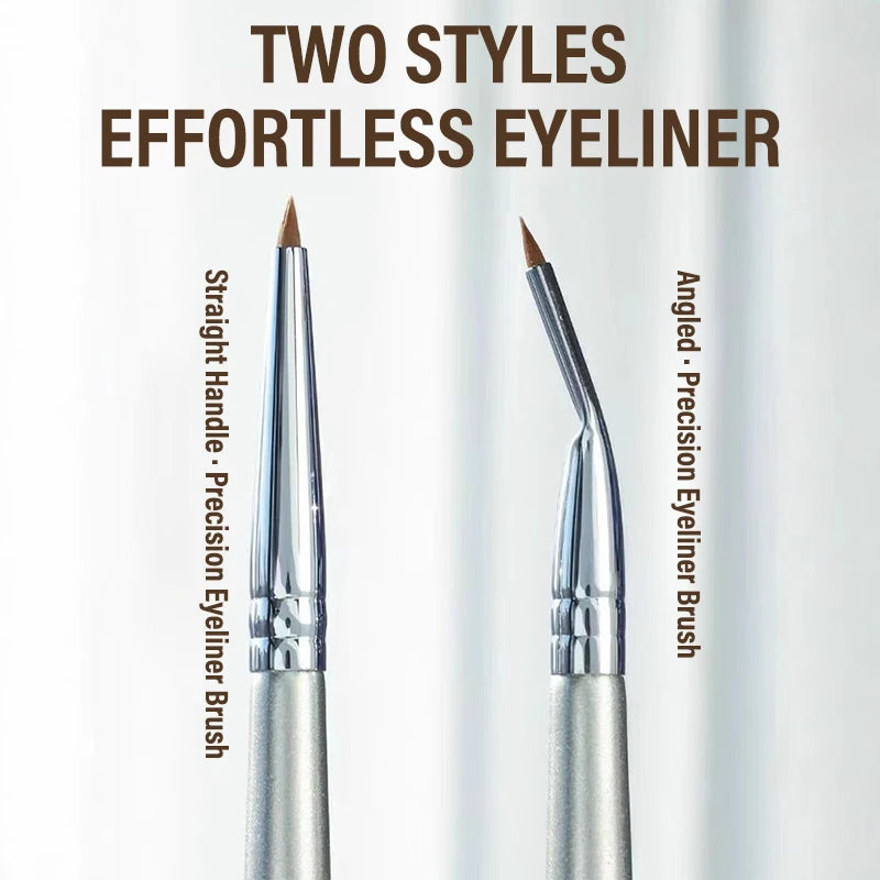 Set de 7 Brochas Profesionales para Maquillaje de Ojos, Brocha Angulada para Delineador y Corrector, Herramienta para Sombra de Ojos y Aegyo Sal