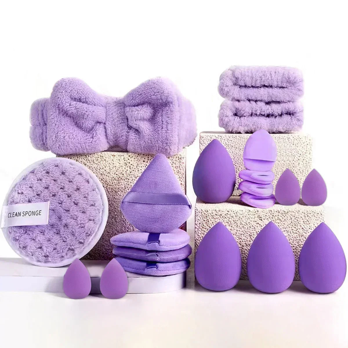 Juego de 33 Brochas de Maquillaje Profesionales para Piel Mixta, Kit Completo para Principiantes y Profesionales, Regalo Perfecto para Navidad