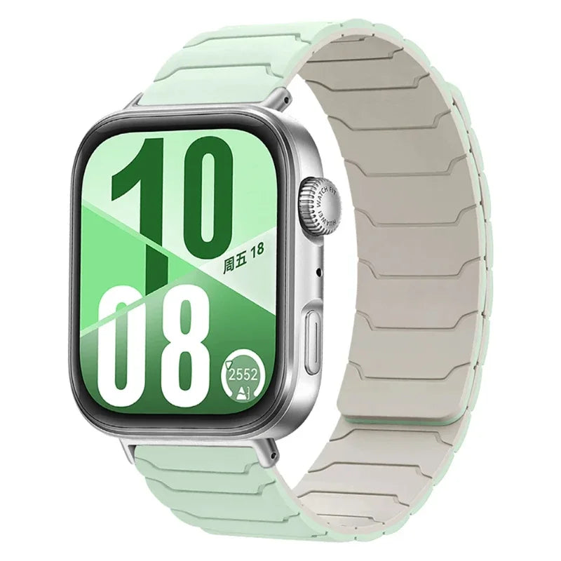 Correas magnéticas de silicona para Huawei Watch Fit 4/Fit 3, pulsera deportiva de repuesto para Huawei Watch Fit 4 Pro/4 Correa
