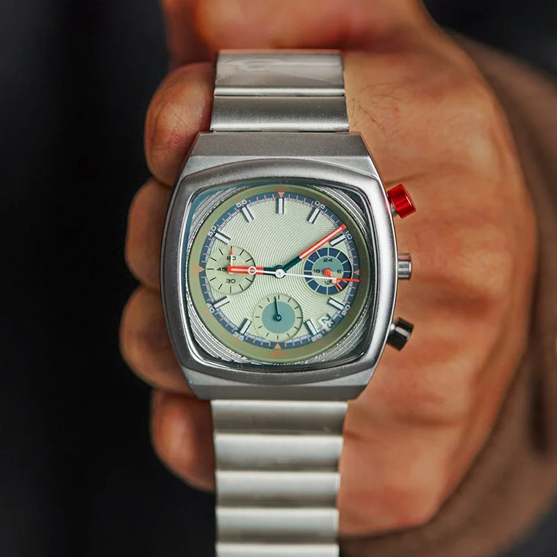 Reloj CILOA deportivo cuadrado verde para hombre, marca auténtica 2025, nueva tendencia, moda, alta calidad, ligero, regalo de lujo, reloj de cuarzo