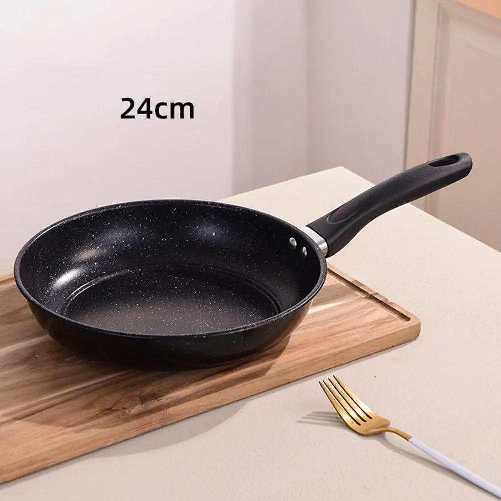 Sartén Antiadherente Mai Fan Shi para Freír en Casa, Sartén Individual para Freír Filetes, Sartén Multifuncional de Fondo Plano para Cocina, Olla de Hierro
