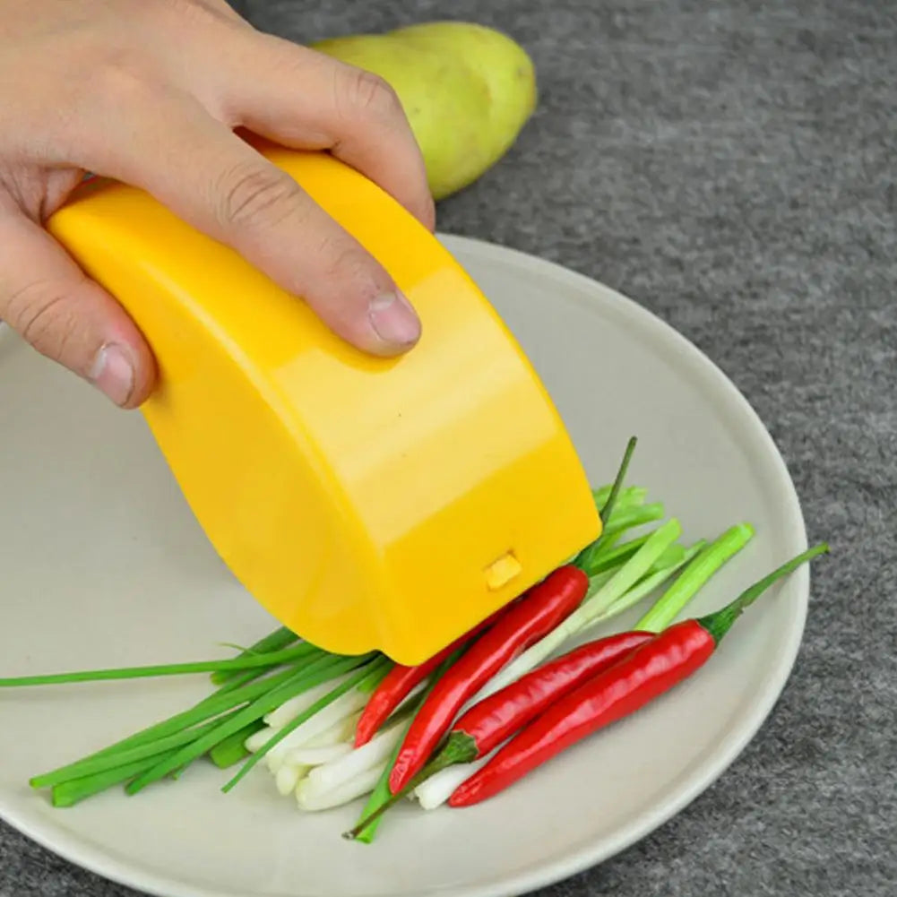 Rodillo picadora de verduras, cortador Manual de cebollino con 6 hojas de acero inoxidable, rodillo de hierbas desmontable, picadora de perejil, herramientas