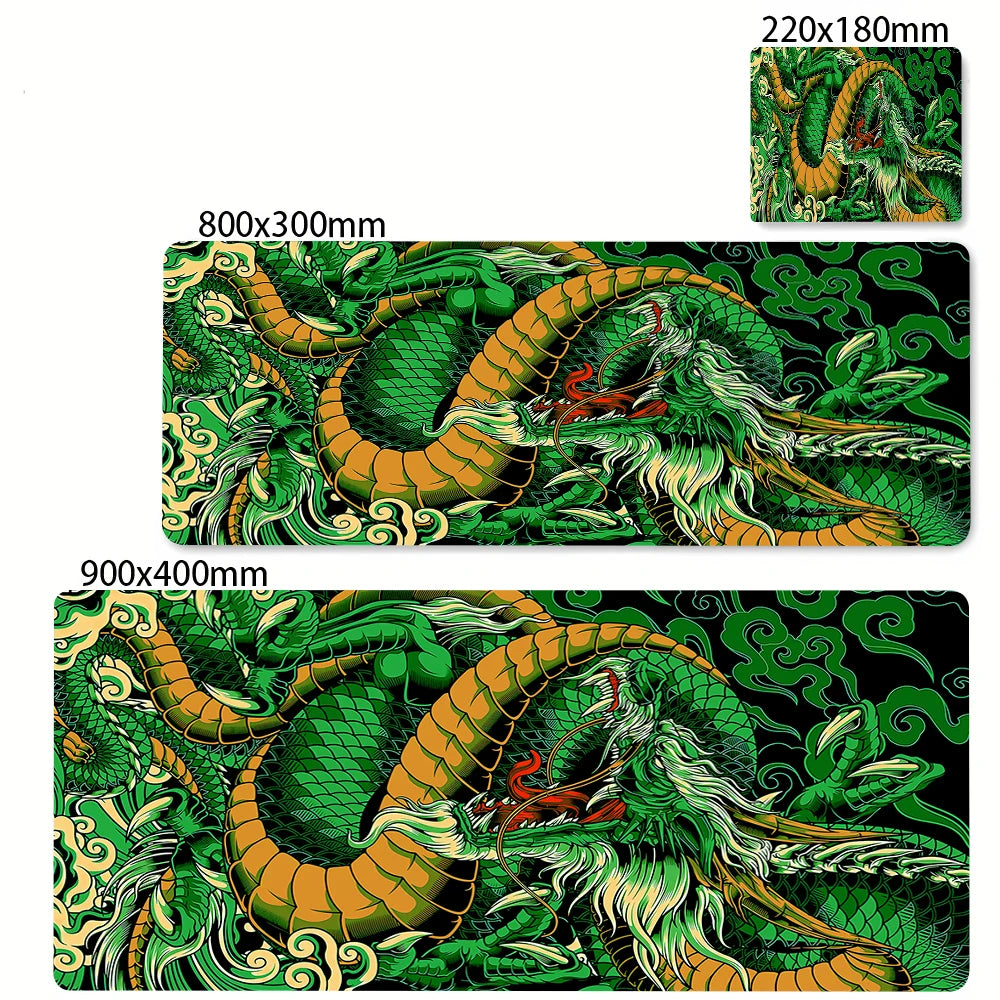 Alfombrilla grande para ratón de dragón blanco y negro, alfombrilla para ratón para juegos, Base de goma grande, alfombrilla para ratón, alfombrilla para escritorio púrpura, alfombrillas para ratón 400x900