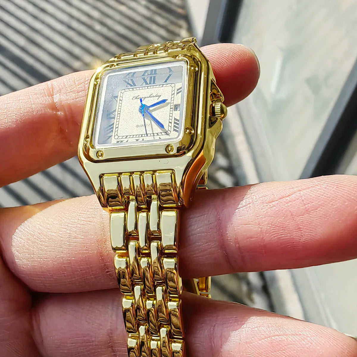 Nuevo reloj de moda para hombre, reloj cuadrado de diseño Simple para pareja, reloj de cuarzo, reloj de mujer de acero inoxidable a la moda
