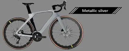Bicicleta de carretera de carbono de 24 velocidades de alta calidad para senderismo y ciclismo de carretera Di2 fibra de carbono T47 freno de disco R7120 bicicleta de carretera