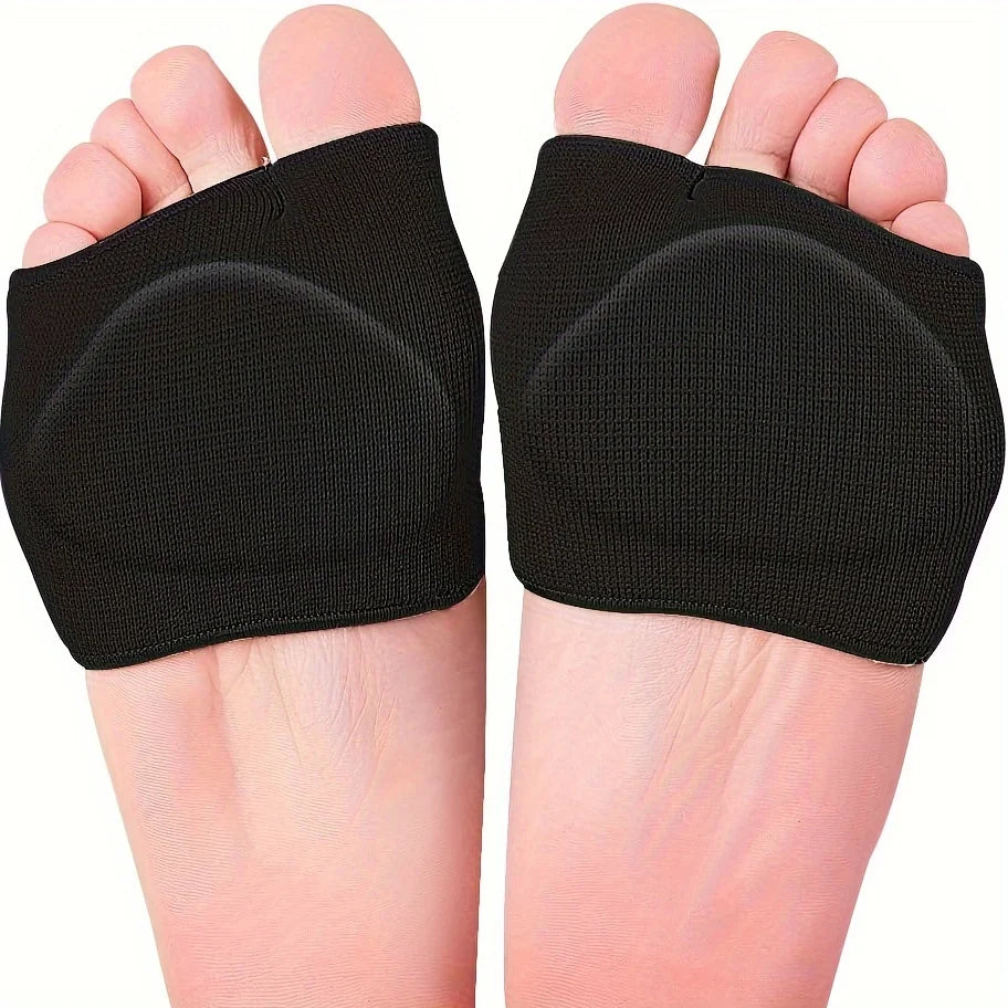 1 par de almohadillas antideslizantes para el antepié para hombres y mujeres |   Cojín grueso y transpirable para aliviar el dolor, protección de callos y juanetes