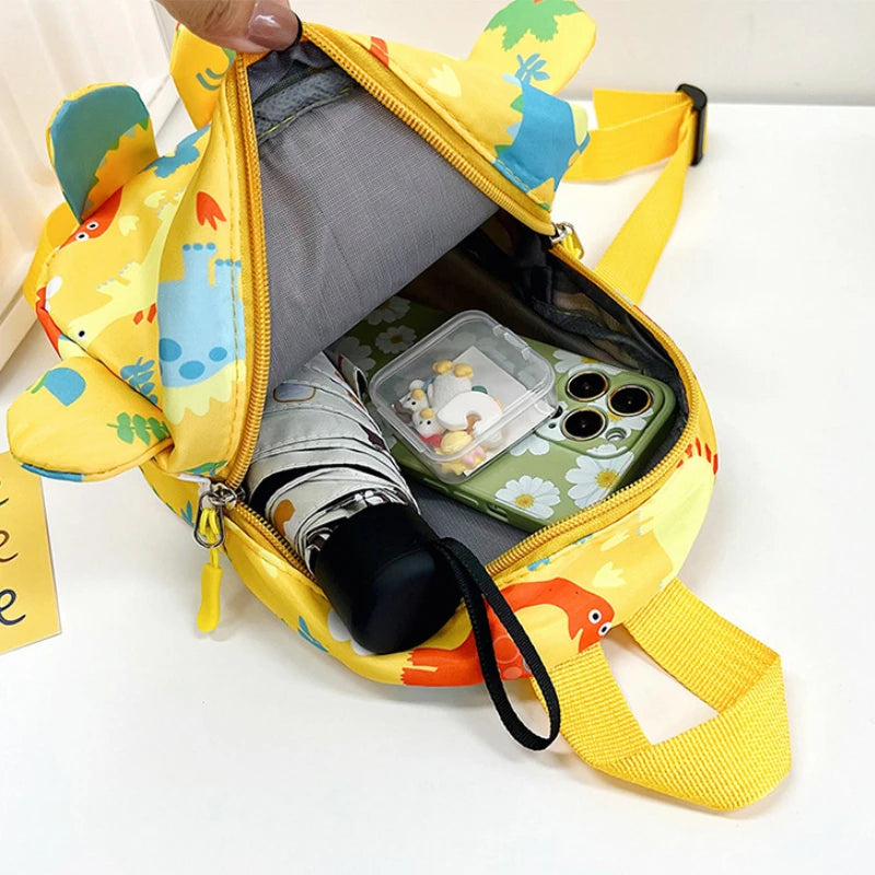 Bolsa bonita para niños, mochilas escolares con dibujos de dinosaurios para niños, mochila de viaje para exteriores preescolar para guardería, antipérdida