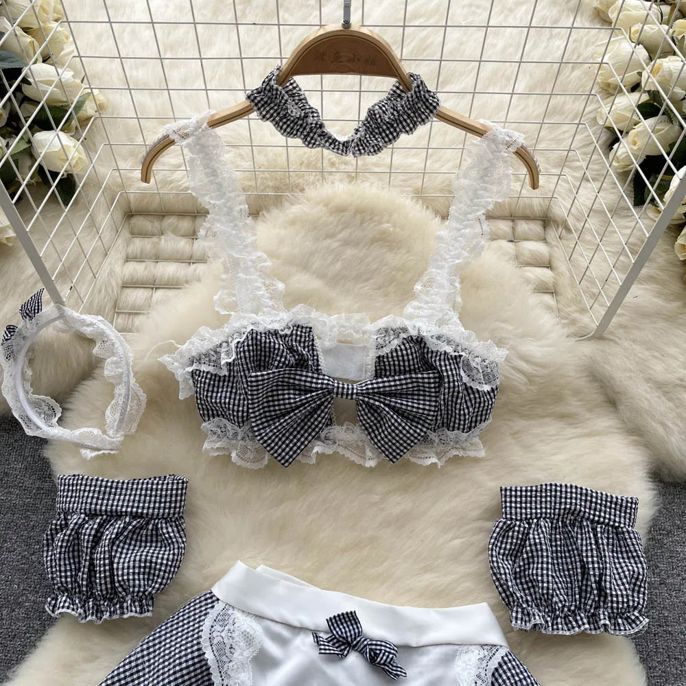 Ropa de dormir para fiesta de San Valentín, Catsuits combinados, peleles de tiras de malla eróticos íntimos ajustados, monos de mujer, lencería, conjuntos sexys
