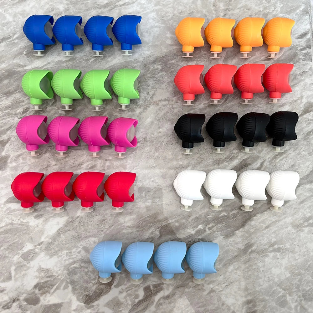 8 luces LED de PVC para zapatos, accesorios ideales para caminar de noche, acampar y pasear perros, luces para zapatos, 3 modos de iluminación