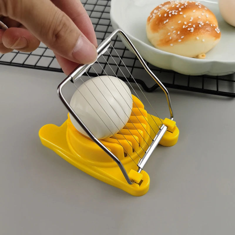 Accesorios de cocina, rebanador de huevos, picadora de acero inoxidable, cortador de ensalada de frutas, herramientas para huevos, procesadores de alimentos manuales, utensilio de cocina ALI426