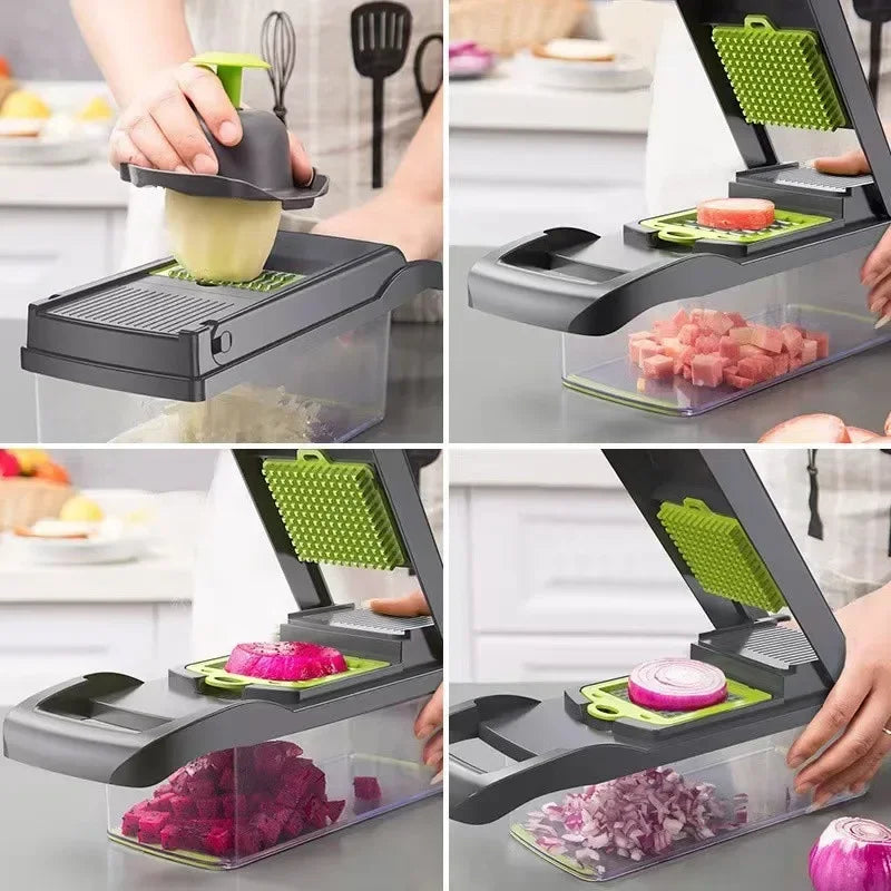 Gadgets de cocina, utensilios para el hogar, picador de verduras, accesorios de cocina, cortador de verduras