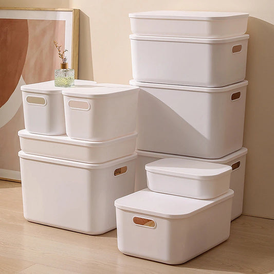 Caja organizadora multifuncional para cosméticos, ropa y escritorio — Cesta de almacenamiento para el hogar