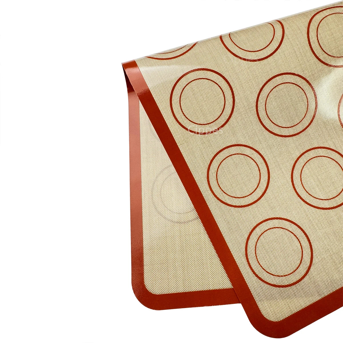 Estera de silicona para horno, fina de 0,4mm, reutilizable, antiadherente, resistente al calor, revestimiento de hojas, herramientas para hornear para galletas, 1 ud.