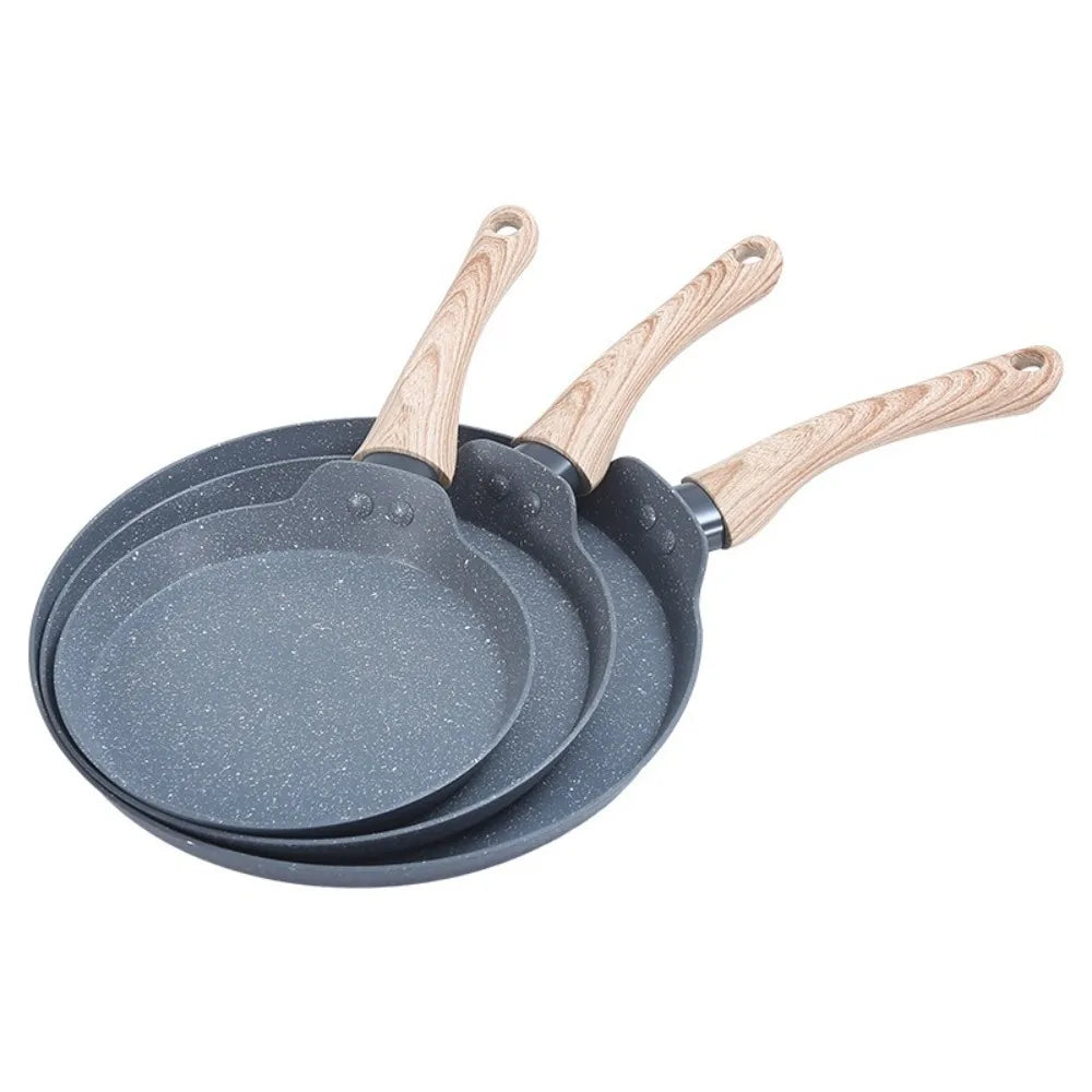 Olla para panqueques japonesa duradera de 6/8/10 pulgadas, sartén antiadherente fácil de limpiar, cocina para desayuno, Cocina de Inducción de Gas
