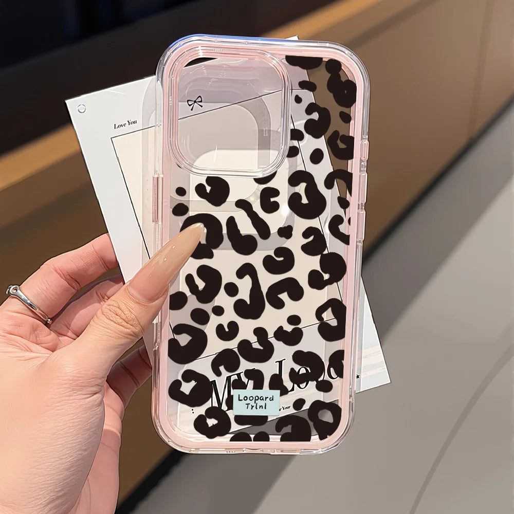 Funda de teléfono Love Heart para iPhone 17 funda iPhone 13 16 15 11 12 14 Pro Max 17 Air silicona 2 en 1 funda transparente suave a prueba de golpes
