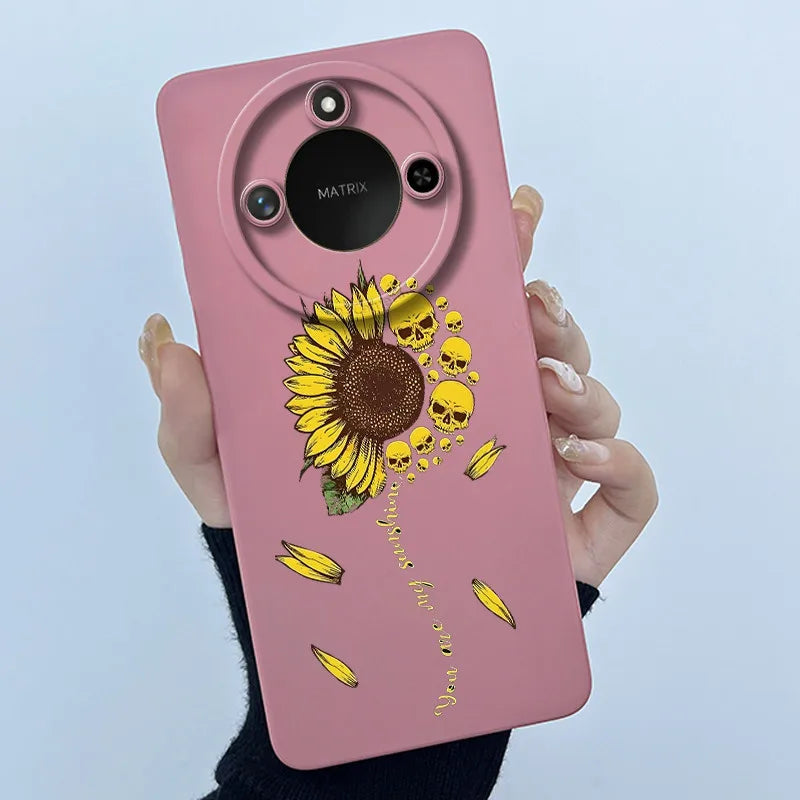 Para Honor X9C Funda de teléfono inteligente X9cSmart Funda de silicona suave dulce moda pintada dibujos animados niños niñas encantadora Funda trasera estampada