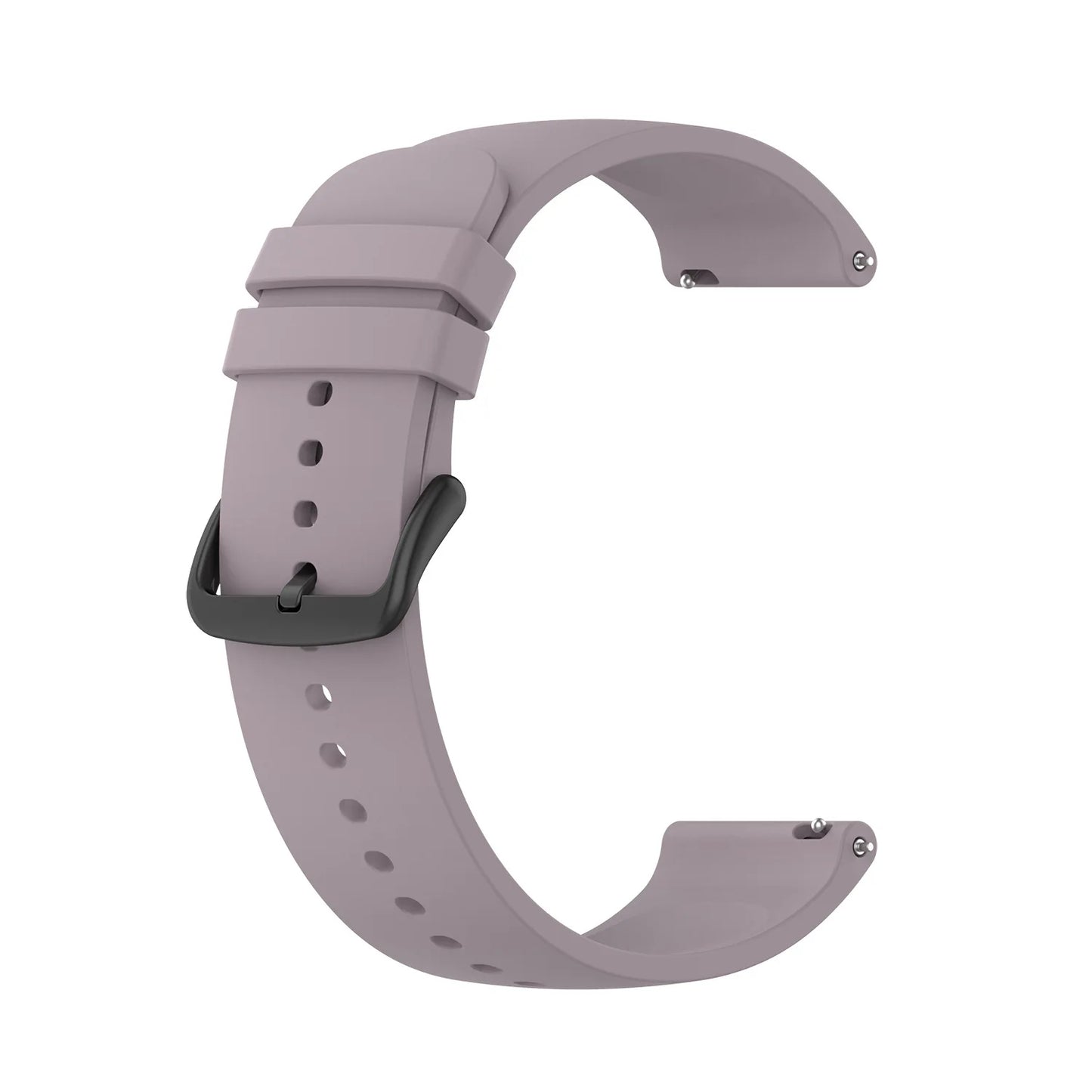 Correa de silicona para Huawei Watch GT 3 GT3 GT2 46 mm 42 mm Correa de silicona con hebilla negra con cola redonda