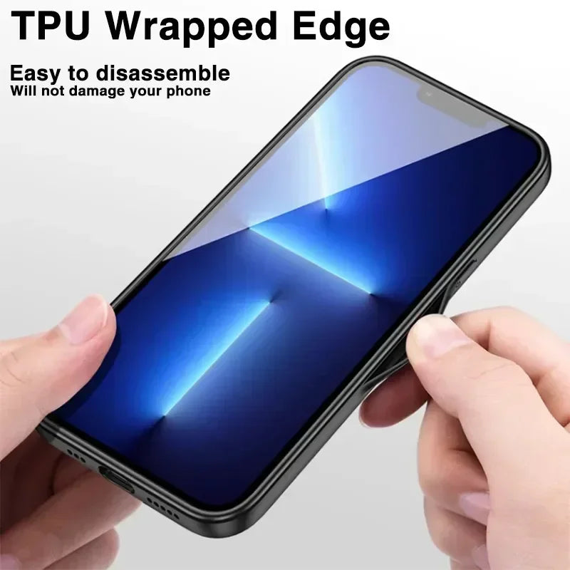 Para Magsafe fundas de teléfono de cuero de lujo a prueba de golpes para iPhone 17 16 15 14 13 12 11 Pro Max Plus cubierta de carga inalámbrica magnética