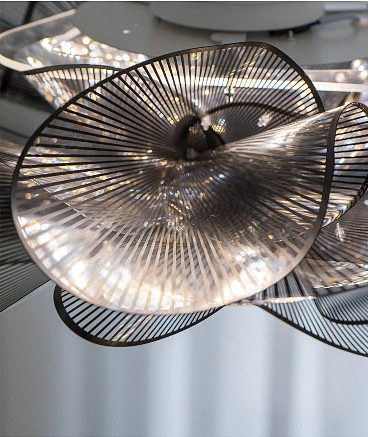 Lámparas de techo clásicas nórdicas, lámpara de diseño moderno de PVC en blanco y negro, iluminación para decoración del hogar y dormitorio, luces colgantes LED para comedor