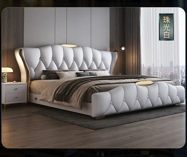 Muebles de dormitorio completos de 180x200cm, juego king, cabeceros dobles, dormitorios matrimoniales, cama queen de tamaño completo, marco de lit