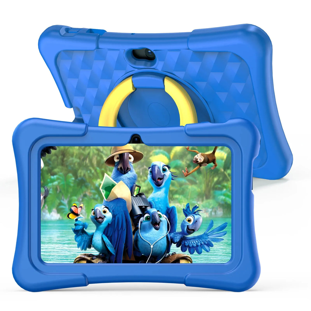 Tableta PRITOM para Niños de 7 Pulgadas, Android 13, 32 GB, WiFi, Bluetooth, Cámara Dual, Software Educativo Instalado, con Funda Protectora