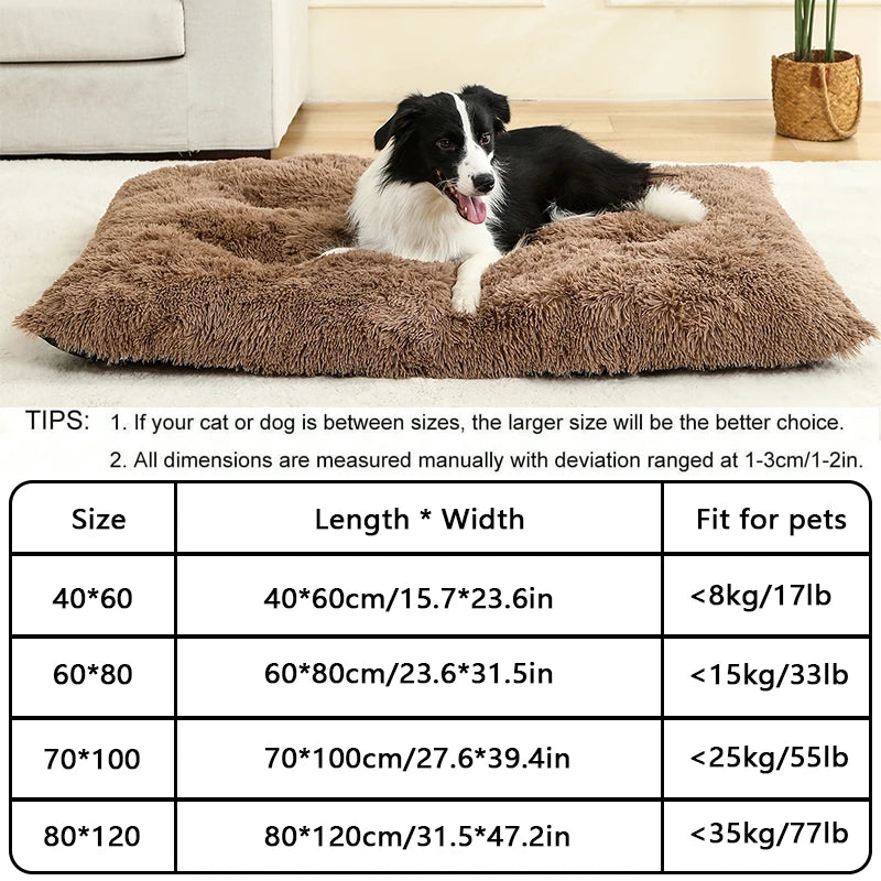 Camas suaves para perros, casa de felpa larga y suave, la mejor cama para perros, cesta para perros, productos para mascotas, cojín, cama para gatos, estera para gatos, sofá para dormir para animales