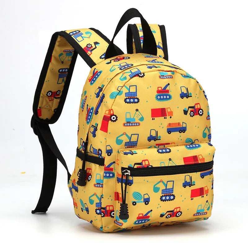 Mochila Infantil de Dibujos Animados, Ligera, para Jardín de Niños y Escuela, con Protección Ergonómica para la Columna Vertebral, para Niños y Niñas, Estilo Casual y Moderno
