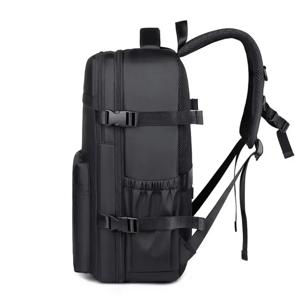 Mochila de compresión al vacío para hombre, mochila para ordenador portátil, mochila de viaje al vacío para senderismo, mochila Ryanair, bolsa de cabina de 46x30x20