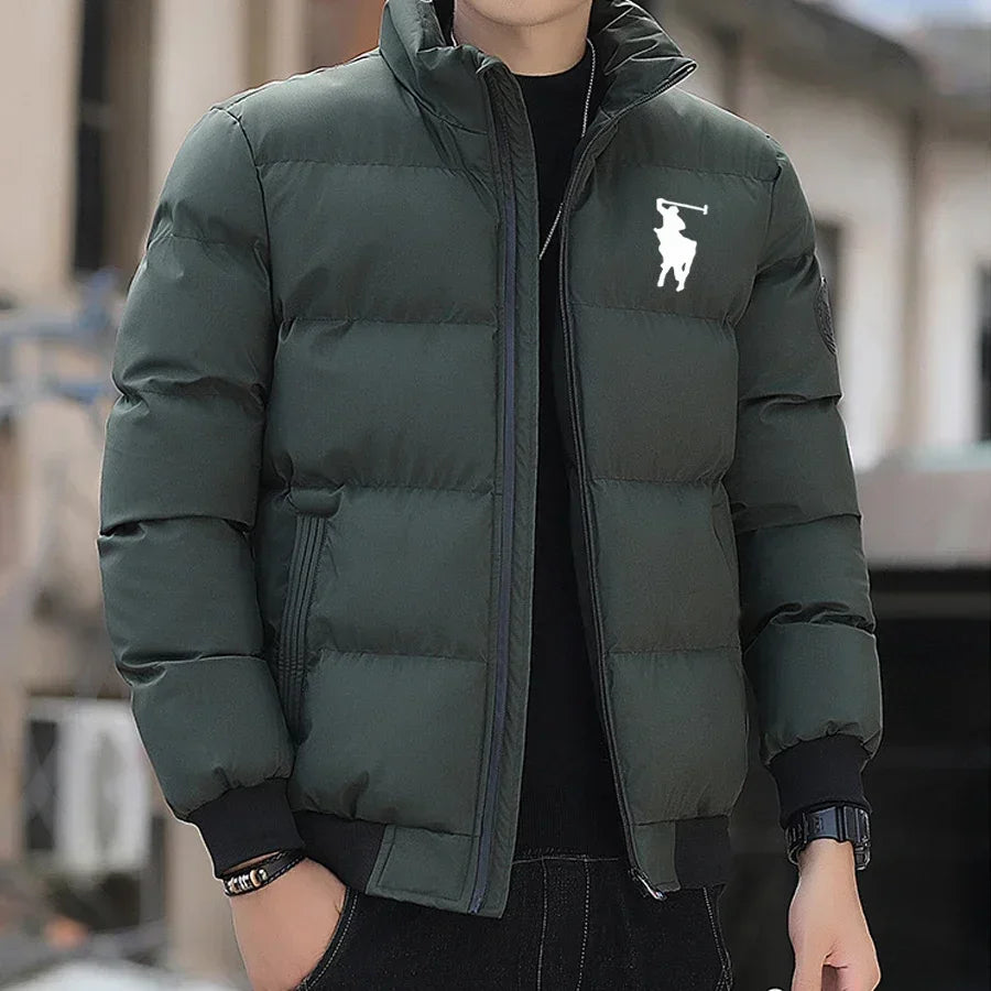 Chaqueta de Algodón 2026 Otoño/Invierno, Chaqueta de Pesca con Cierre, Resistente al Viento, Informal, Tallas M-5XL, para Hombre