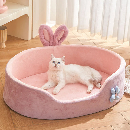 Cama desmontable y lavable para mascotas, cama suave y cálida para dormir, ideal para las cuatro estaciones