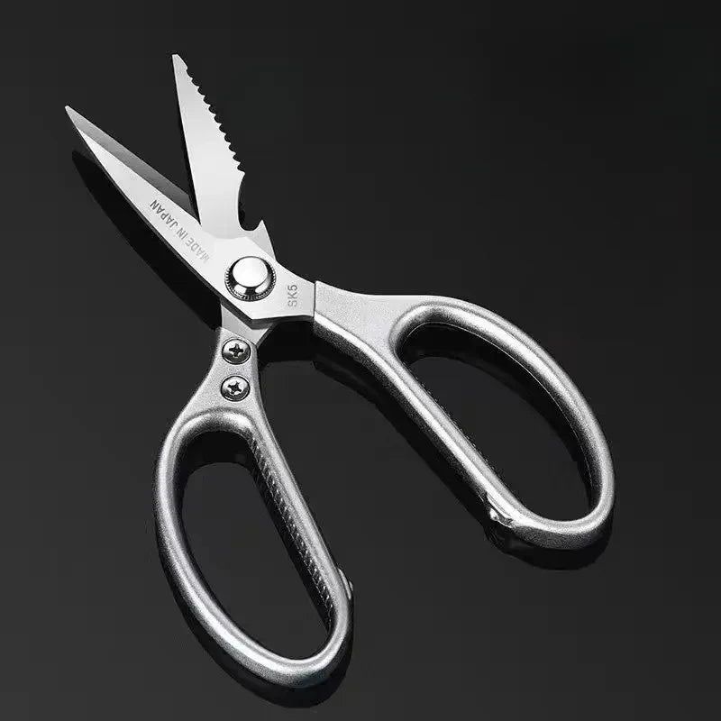 Tijeras de cocina de acero inoxidable, herramienta multifunción afilada para cortar alimentos, tijeras para pollo, verduras, barbacoa, carne y pescado