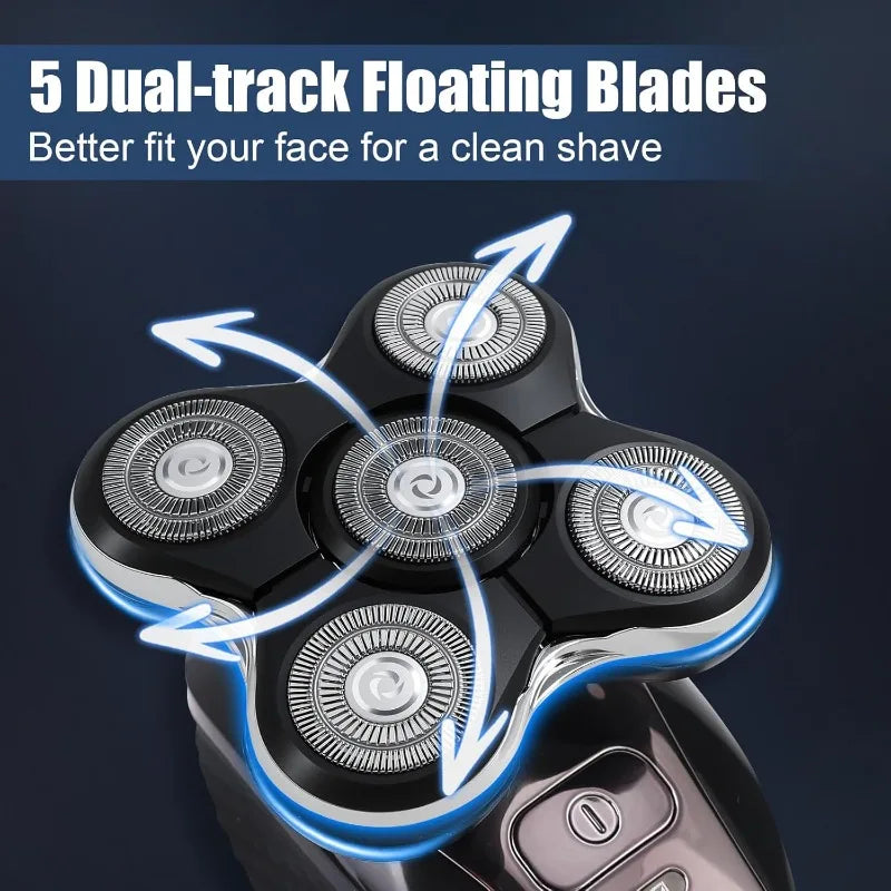 1/2/3 cabezales de repuesto para afeitadora compatibles con Balder XR7000/XR1500/XR5, modelo de afeitadora eléctrica para hombres calvos