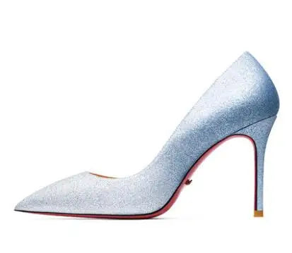 HLTINO, tacones altos de fondo rojo de 12cm, zapatos de lujo de cuero genuino, tacones de aguja súper altos para mujer con zapatos de tacón de primavera para mujer