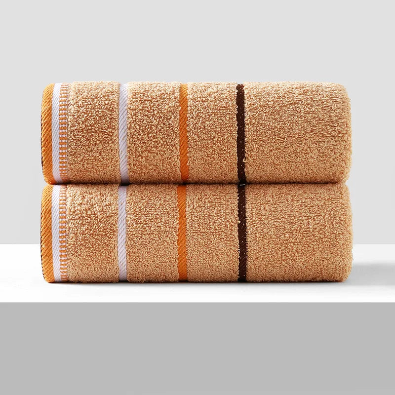 1/2 Toallas de Mano para Baño 100% Algodón, Toallas Gruesas para Cara y Cabello, para Adultos, Hotel, Viajes, Mayor Absorción de Agua