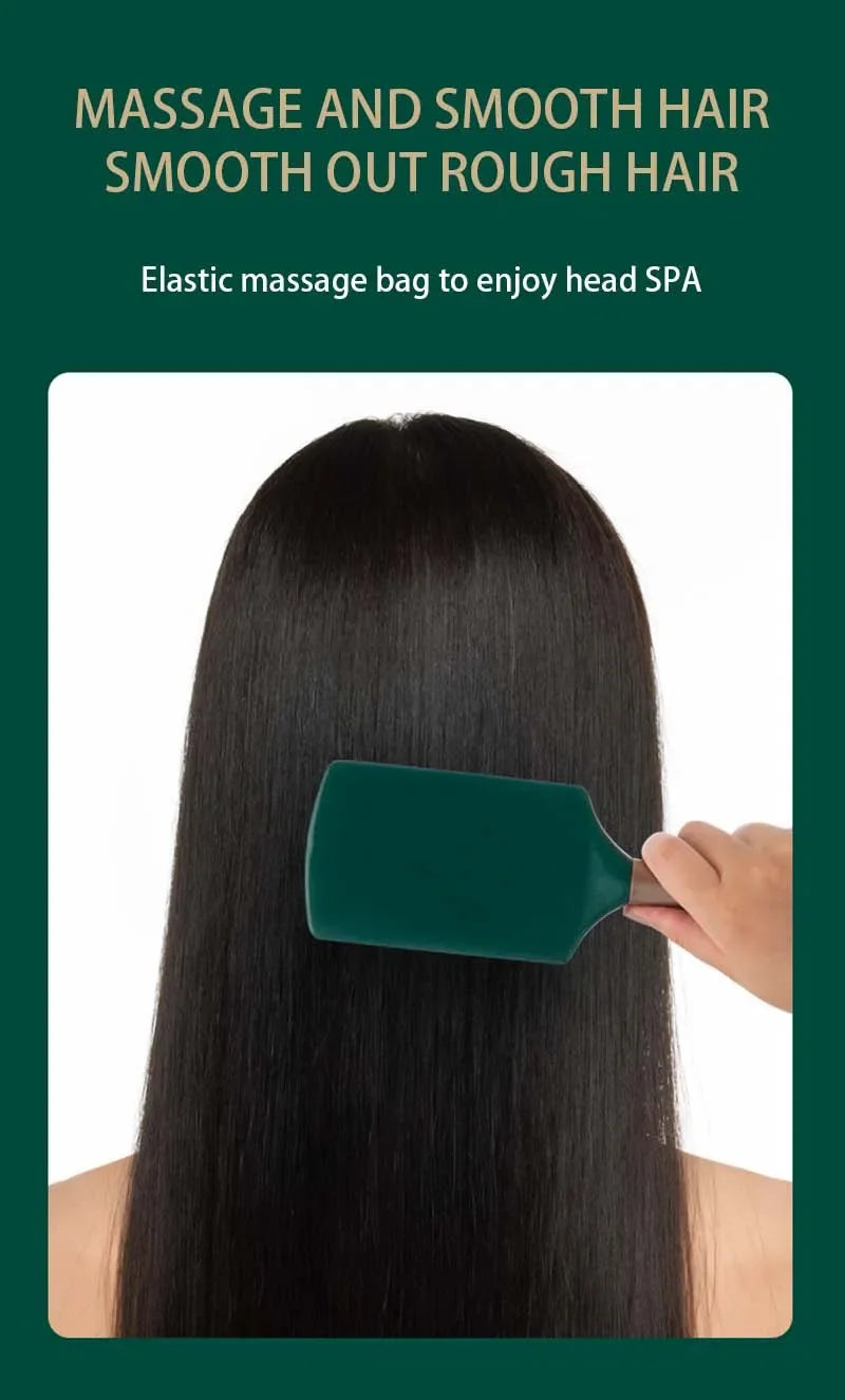 Cepillo de masaje para el cuero cabelludo con cojín de aire ovalado y redondo, herramienta antiestática exfoliante para peinar el cabello en salones de belleza y SPA