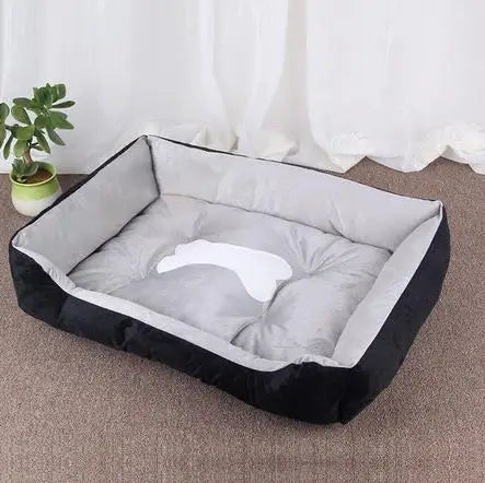 Casa grande para mascotas, cama para perros y gatos, estera larga de felpa para dormir profundo, cojín suave y cálido para perros pequeños, camas tranquilas para cachorros, Chihuahua