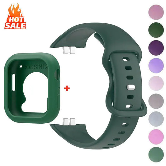 Correa de reloj de silicona + funda para Huawei Honor Choice ROSSINI 2i, pulsera y funda para reloj inteligente, Correa de repuesto para muñeca
