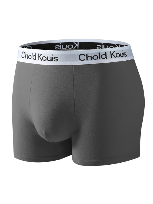 Ropa interior para hombre de 4 Uds., ropa interior boxer athleisure cómoda, suave y transpirable, ropa interior boxer sencilla y moderna para hombre