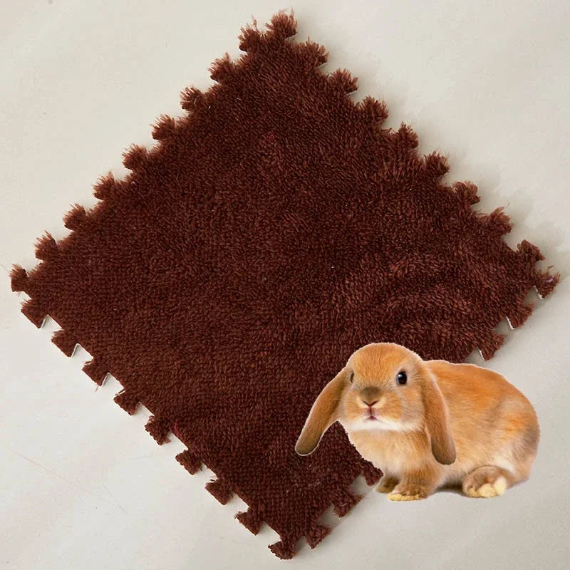 Forro para jaula de conejillo de indias, estera de cama antideslizante impermeable, almohadilla altamente absorbente para orinar, artículos para mascotas pequeñas, 4/10 piezas
