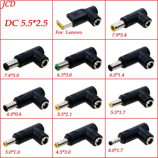 Conector hembra de adaptador CC de 5,5x2,5 MM a 4,0x1,7, 4,5x3,0, 5,0x1,0, 5,5x1,7, 5,5x2,1, 6,3x3,0, 7,4x5,0, 7,9x5,4