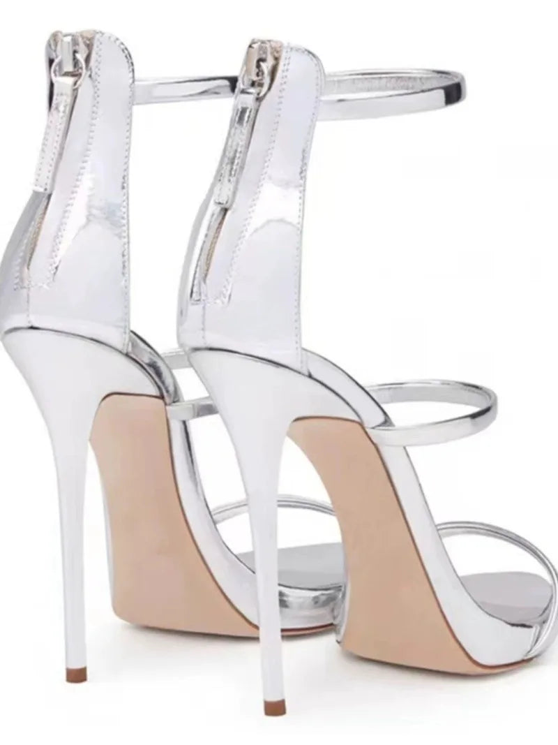 Sentido del lujo~! Sandalias de Mujer, Elegantes y Sexys, de Tacón Alto, Zapatos Casuales, Zapatos de Tacón para Mujer, Zapatos de Novia para Boda