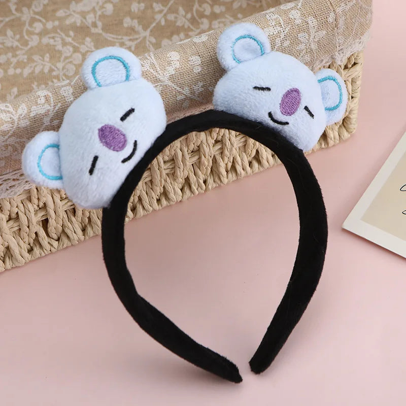 Diadema de Muñeca de Dibujos Animados Creativa y Linda de BT21 koya RJ Shooky Man Tata Chimmy Cooky, Decoración de Periféricos de Animación Secundaria
