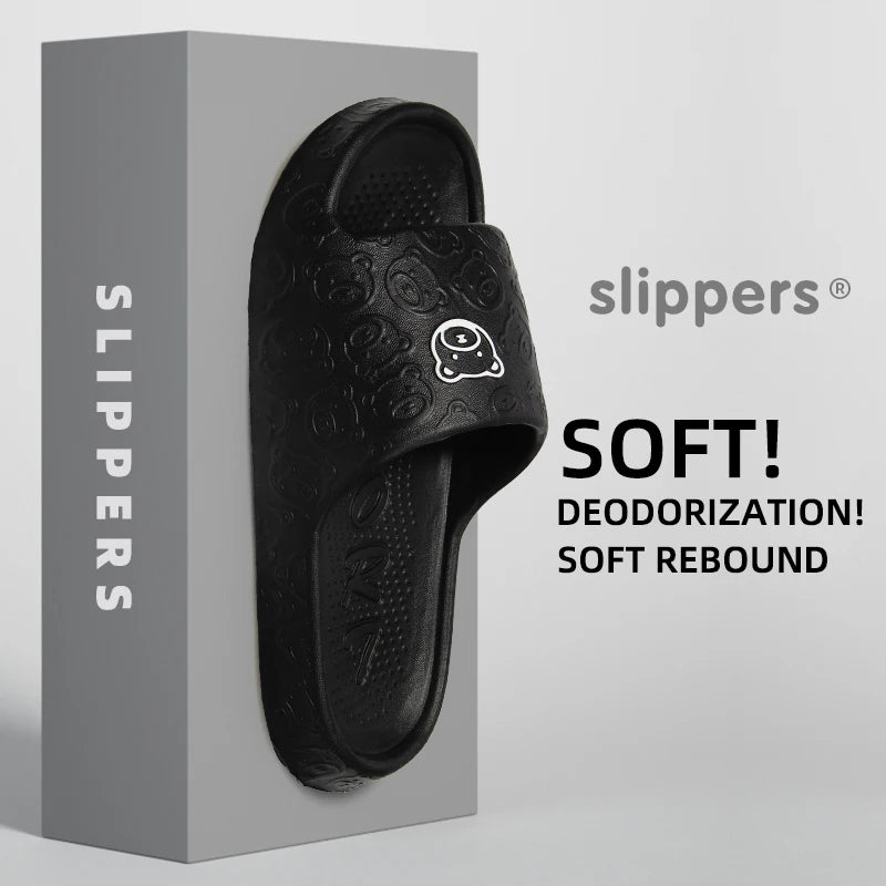 Zapatillas antideslizantes para mujer, ropa exterior, novedad de 2024, sandalias de baño para interior del hogar, Eva de verano para mujer